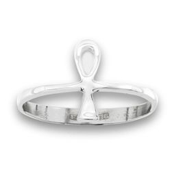 STAINLESS STEEL ANKH RING