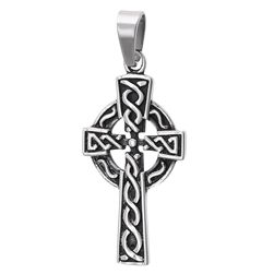 STAINLESS STEEL CELTIC CROSS PENDANT