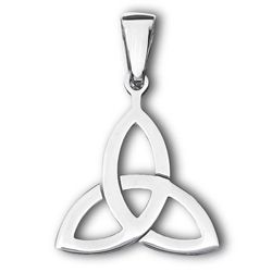 STAINLESS STEEL CELTIC TRIQUETRA PENDANT