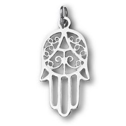 STAINLESS STEEL HAND OF FATIMA PENDANT