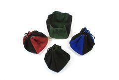 4 Panel Suede Dice Bag