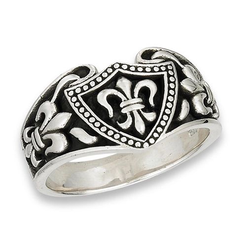 Sterling Silver Fleur-de-lis Ring