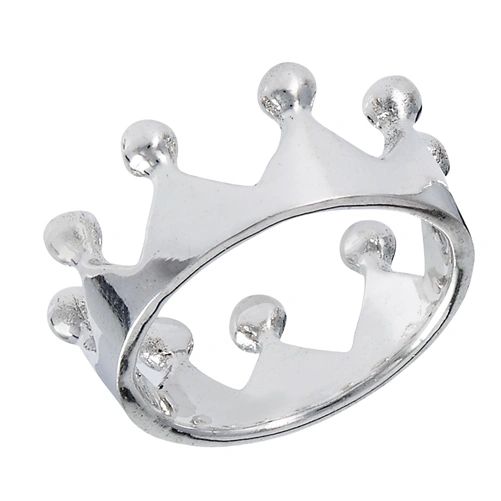 Sterling Silver Crown Ring