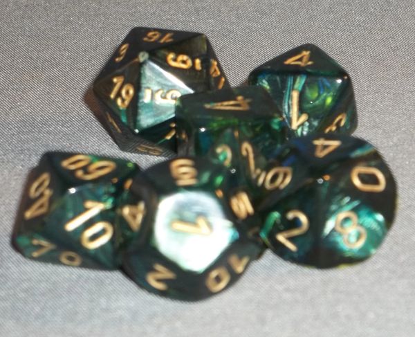 Chessex Scarab Polyhedral 7-Die set