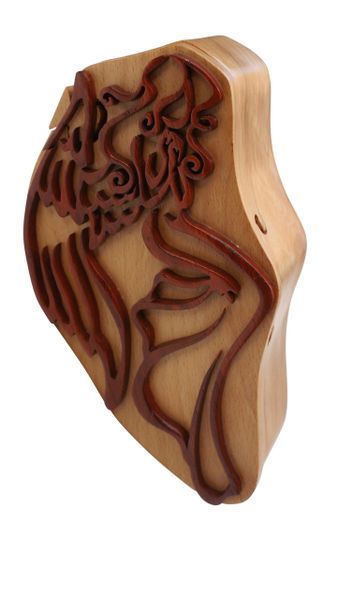 Angel Tribal Art Puzzle Box