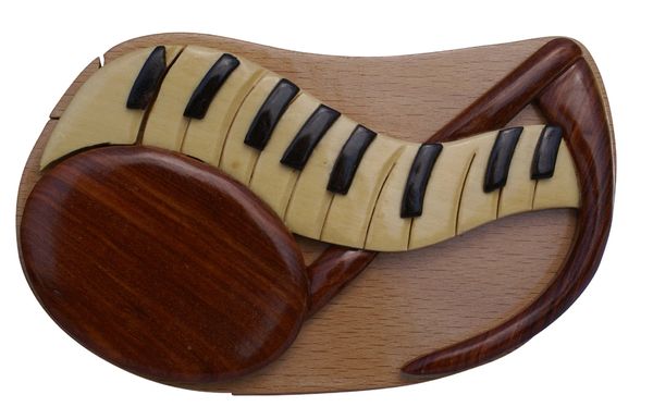 Piano Wooden Secret Puzzle Box