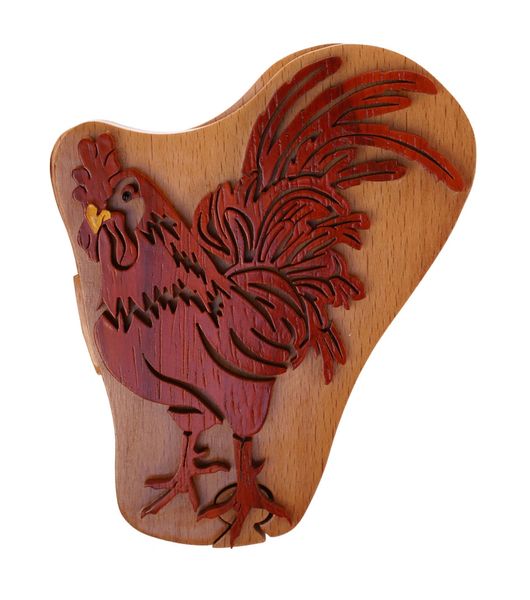 Rooster Puzzle Box