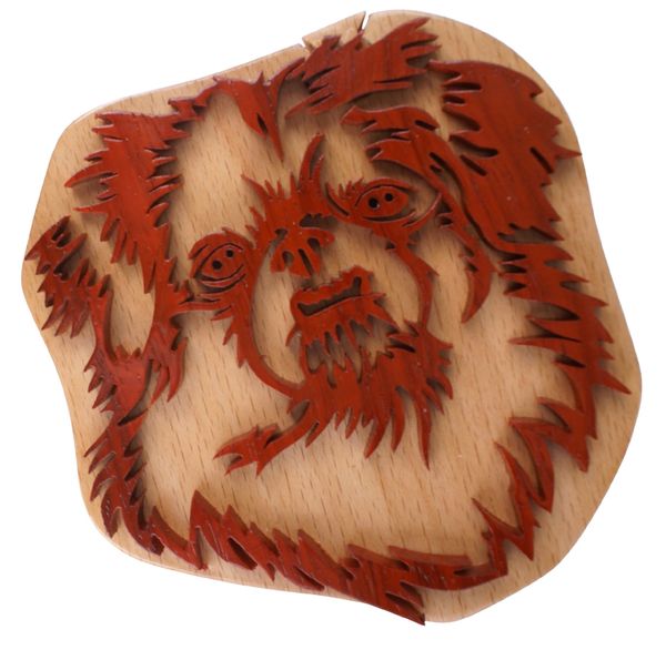 Shih Tzu Dog Wooden Secret Puzzle Box