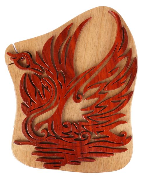 Swan Wooden Secret Puzzle Box