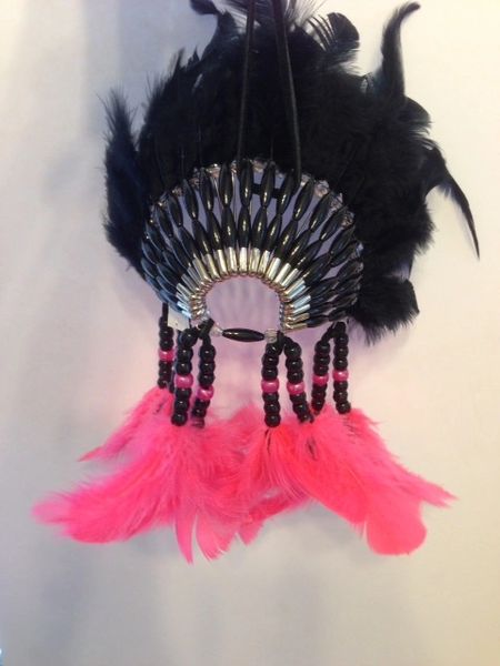 DEER WALKER Mini Head Dress Made in the USA of Cherokee Heritage & Inspiration