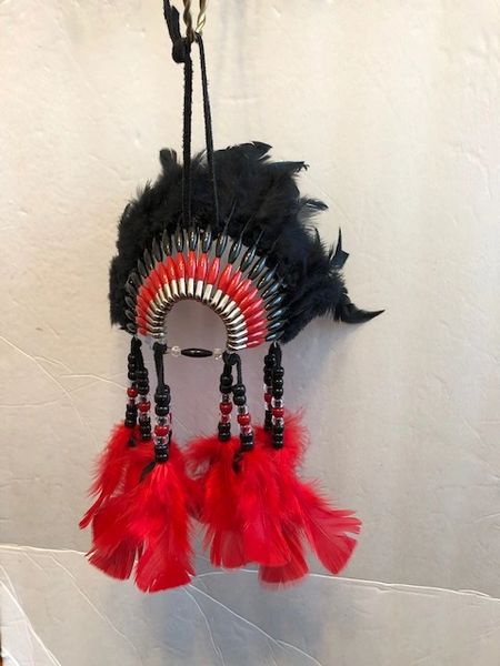 ALBUQUERQUE SUN Mini Head Dress Made in the USA of Cherokee Heritage and Inspiration