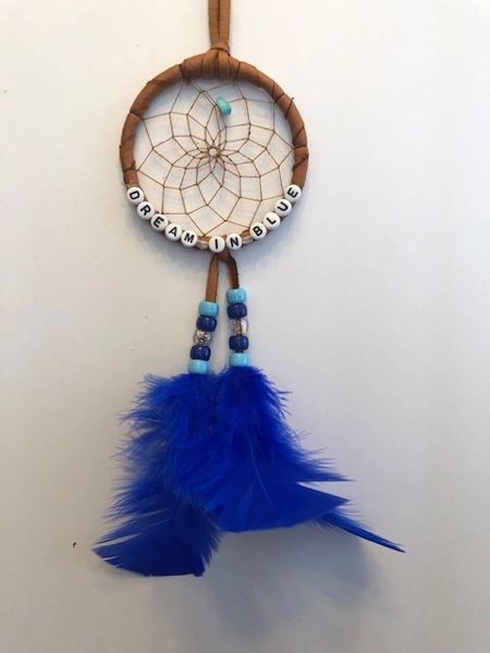 DREAM IN BLUE Dream Catcher Made in the USA of Cherokee Heritage & Inspiration
