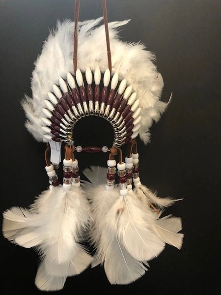 GHOST DANCER Mini Head Dress Made in the USA of Cherokee Heritage & Inspiration