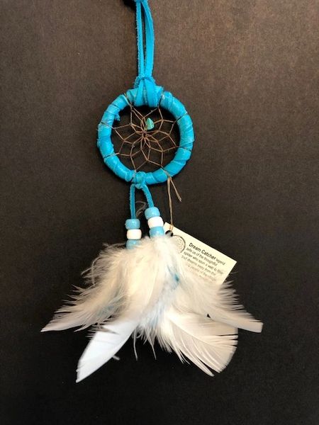BABY BLUE SNOW Dream Catcher Made in the USA of Cherokee Heritage & Inspiration