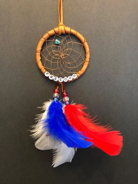 FREEDOM Dream Catcher Made in the USA of Cherokee Heritage & Inspiration