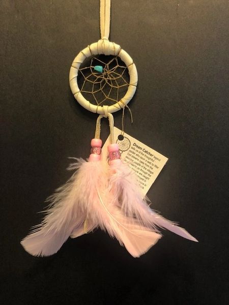 Pink SPRAY Dream Catcher Made in the USA of Cherokee Heritage & Inspiration