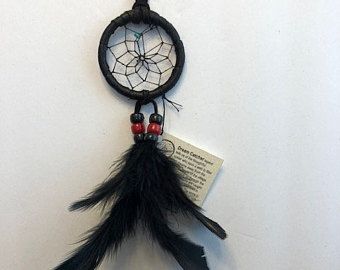 Black and Red SIMPLICITY Dream Catcher Made in the USA of Cherokee Heritage & Inspiration