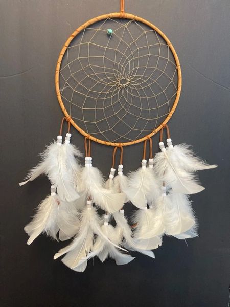 WHITE CASCADE Dream Catcher Made in the USA Cherokee Heritage and Inspiration