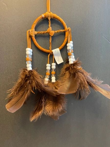 WHITE and BROWN Medicine Wheel Made in the USA of Cherokee Heritage & Inspiration