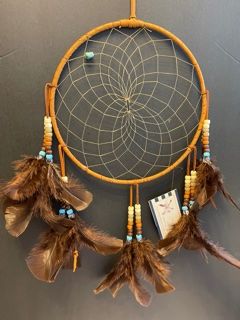 BROWN SUN RISE Dream Catcher Made in the USA of Cherokee Heritage & Inspiration