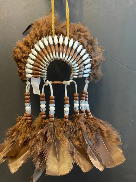 MOUNTAIN CHIEF Mini Head Dress Made in the USA of Cherokee Heritage & Inspiration