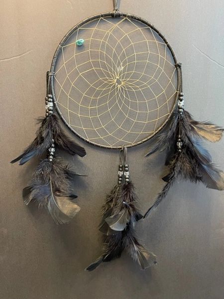 RESTING CROW Dream Catcher Made in the USA of Cherokee Heritage & Inspiration
