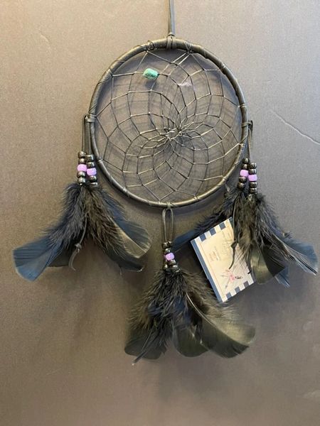 BLACK LAVENDER KISSES Dream Catcher Made in the USA of Cherokee Heritage & Inspiration