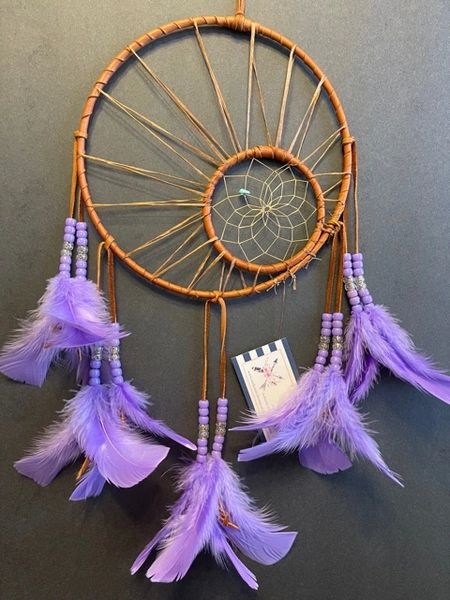 Celestial Lavender Spark Dream Catcher Made in the USA of Cherokee Heritage & Inspiration