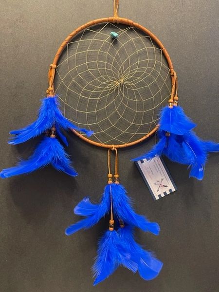 BLUE CLOUDS Dream Catcher Made in the USA of Cherokee Heritage & Inspiration