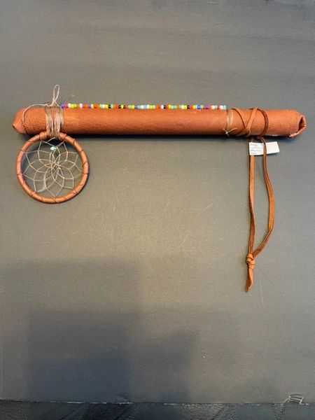Beaded Talking Stick With 1 Dream Catcher