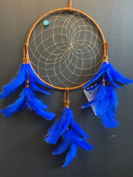 HONORABLE ROYAL BLUE Dream Catcher Made in the USA of Cherokee Heritage & Inspiration
