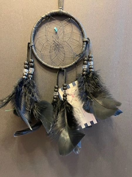 Black and Clear NIGHT Dream Catcher Made in the USA of Cherokee Heritage & Inspiration