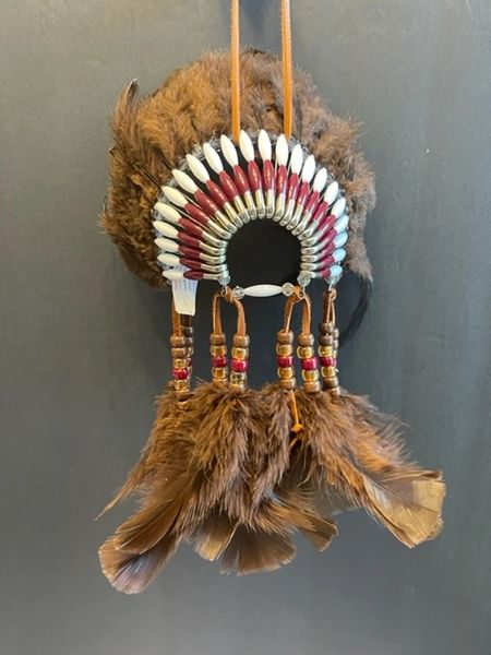 MOUNTAIN BERRY Mini Head Dress Made in the USA of Cherokee Heritage and Inspiration