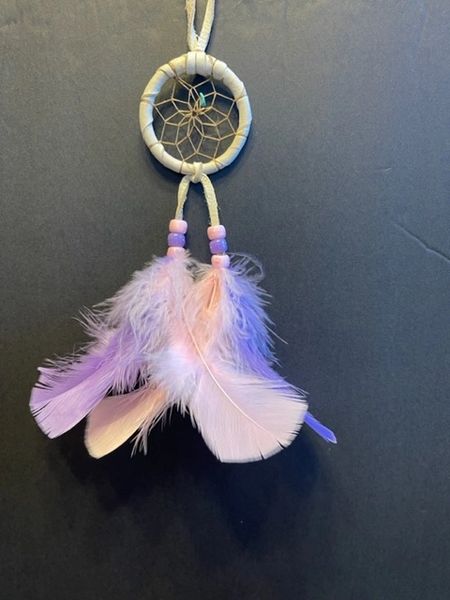 Pink and Lavender SPRAY Dream Catcher Made in the USA of Cherokee Heritage & Inspiration