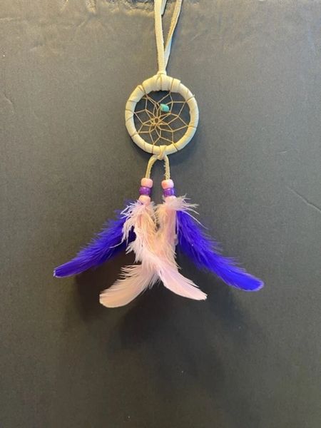Pink and Purple SPRAY Dream Catcher Made in the USA of Cherokee Heritage & Inspiration
