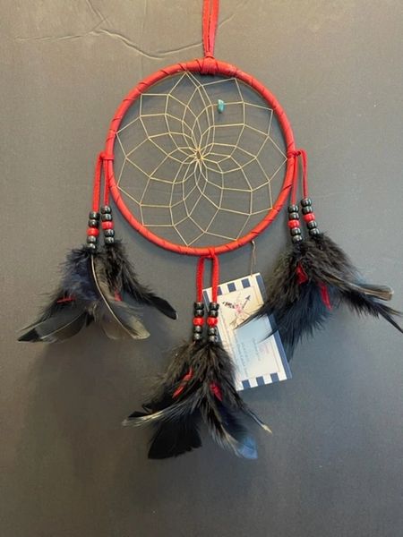 SEEING RED Dream Catcher Made in the USA of Cherokee Heritage & Inspiration