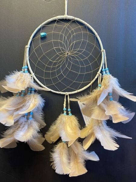 BABY BLUE SAND Dream Catcher Made in the USA of Cherokee Heritage & Inspiration