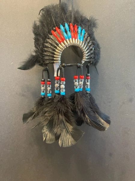 VICTORY RIDE Mini Head Dress Made in the USA of Cherokee Heritage & Inspiration
