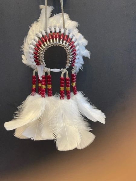 SNOW CAP Mini Head Dress Made in the USA of Cherokee Heritage and Inspiration