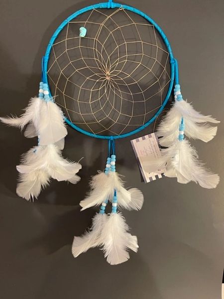 BLUE COTTON Dream Catcher Made in the USA of Cherokee Heritage & Inspiration
