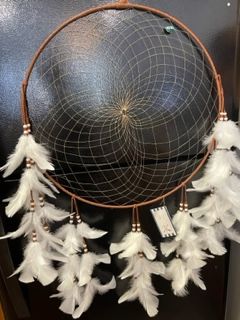 20" Custom Dream Catcher Made in the USA of Cherokee Heritage and Inspiration