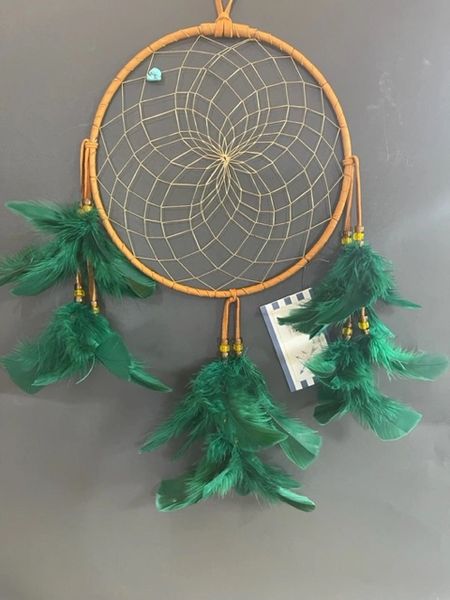 GREEN MIST Dream Catcher Made in the USA of Cherokee Heritage & Inspiration