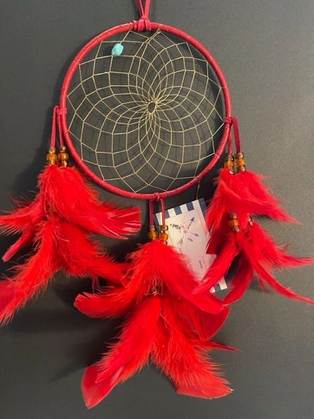 RED BEAUTY Dream Catcher Made in the USA of Cherokee Heritage and Inspiration