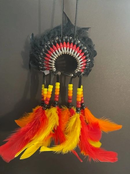 ALBUQUERQUE SUN Mini Head Dress Made in the USA of Cherokee Heritage and Inspiration