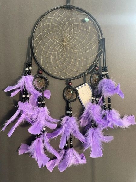VIOLET MIST Dream Catcher Made in the USA of Cherokee Heritage & Inspiration
