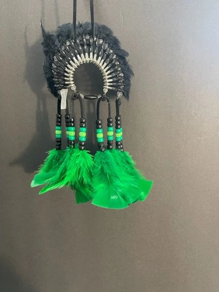 FOREST DEW Mini Head Dress Made in the USA of Cherokee Heritage & Inspiration
