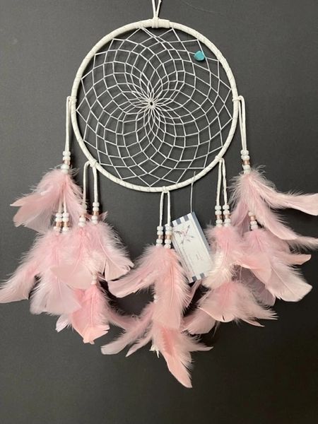 PEONY PINK Dream Catcher Made in the USA of Cherokee Heritage & Inspiration