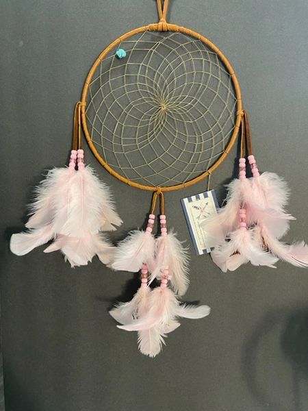 PRETTY in PINK Dream Catcher Made in the USA of Cherokee Heritage & Inspiration