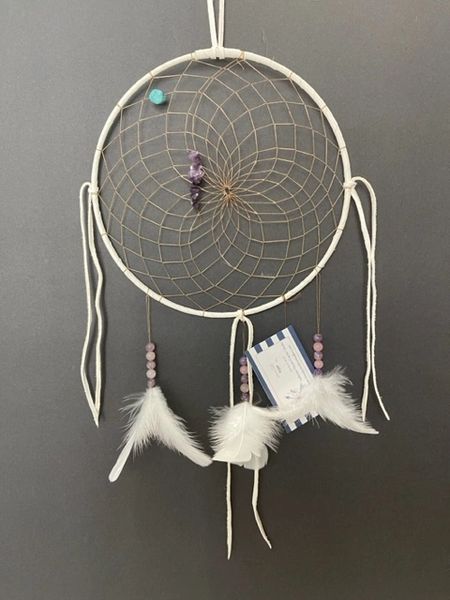 NATURAL PRAYERS Dream Catcher Hand Made in the USA of Cherokee Heritage & Inspiration