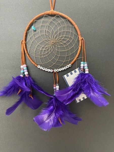 PURPLE UNICORN Dream Catcher Made in the USA of Cherokee Heritage & Inspiration
